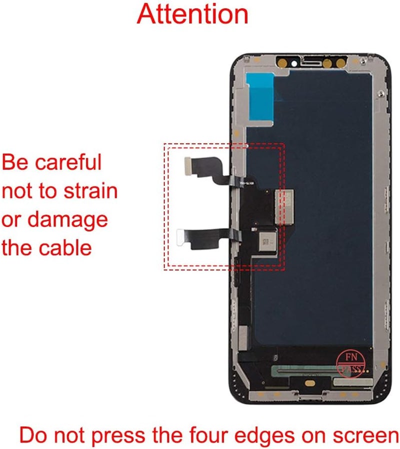 Fixerman Store for iPhone Xs Max Screen Replacement 6.5 inch, 3D Touch LCD Screen Display Digitizer Assembly with Complete Repair Tools,(Model A1921, A2101, A2102, A2103, A2104) - Image 4