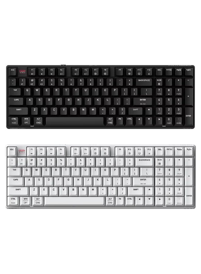 تشيري CHERRY K37 Wireless Mechanical Gaming Keyboard, Bluetooth Triple-mode, RGB Lighting, Office Keyboard - Image 4