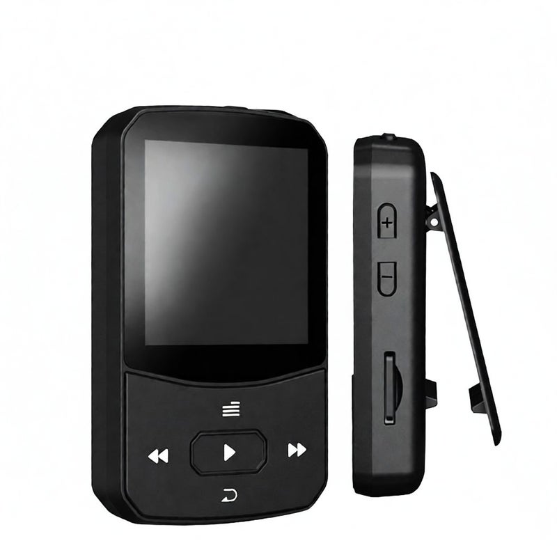 مشغل موسيقى Ruizu X52 اللاسلكي بلوتوث MP3 MP4، ميني ووكمان للطلاب، مشغل MP3 رياضي للجري بسعة 8 جيجا بايت - Image 1