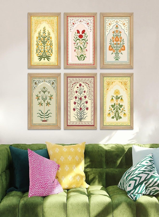 PAPER PLANE DESIGN Traditional Art Paintings: Enhance Your Home Décor with Framed Pichwai and Madhubani Masterpieces - Perfect for Living Rooms, Bedrooms, and Office Spaces (B) - Image 3