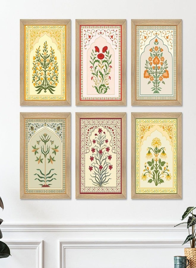 PAPER PLANE DESIGN Traditional Art Paintings: Enhance Your Home Décor with Framed Pichwai and Madhubani Masterpieces - Perfect for Living Rooms, Bedrooms, and Office Spaces (B) - Image 1
