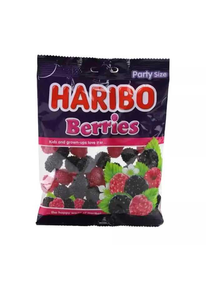 Haribo Berries, Fruit Berries Flavour Jelly Candy- 160gms - Image 1