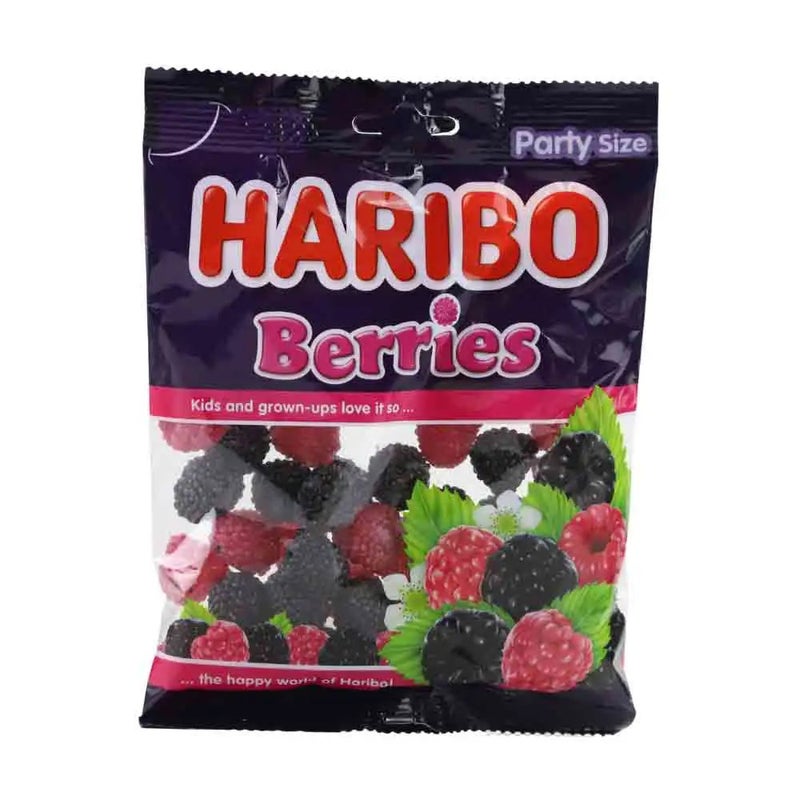 Haribo Berries, Fruit Berries Flavour Jelly Candy- 160gms - Image 1