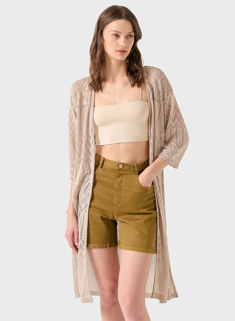 Jimmy Key Open Front Cardigan