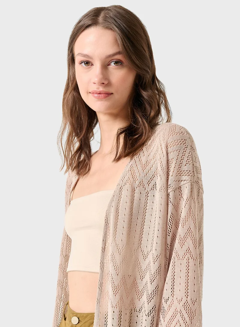 Jimmy Key Open Front Cardigan