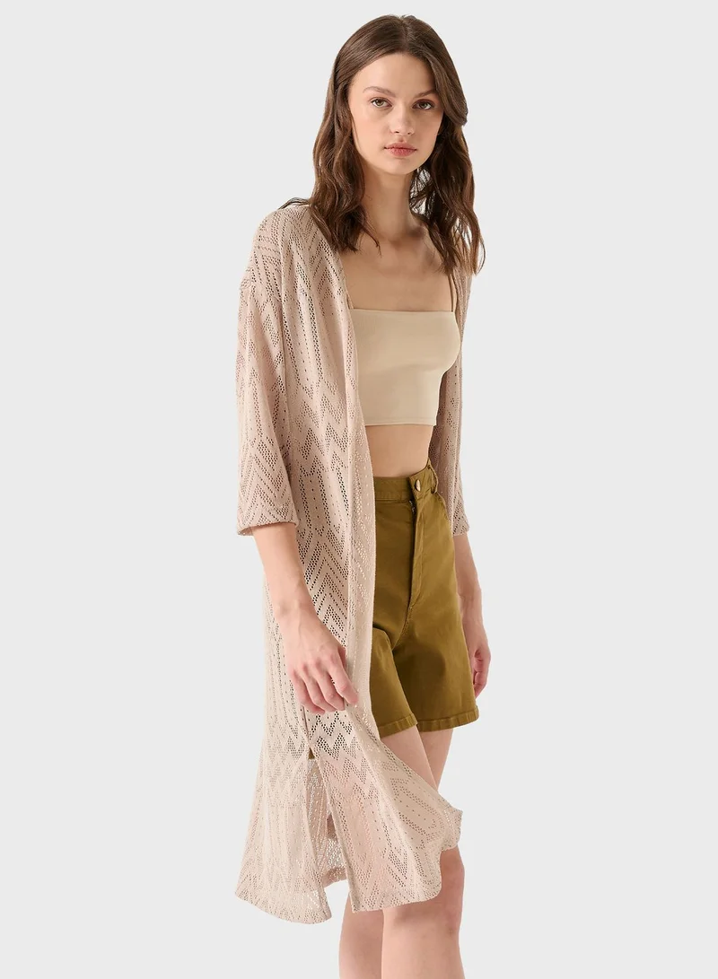 Jimmy Key Open Front Cardigan