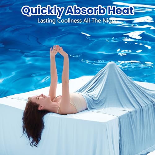 Topcee Cooling Blanket, Summer Cooling Blankets for Hot Sleepers, Arc-Chill Q-Max>0.5 Cool Fiber, Oeko-TEX 100% Certified, Soft, Breathable, Double-Side Bed Throw,Keep Cool for Adults Kids 50"x70" - Image 2