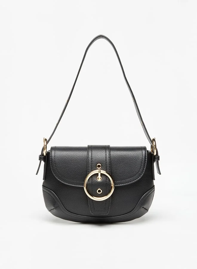 Flora Bella By Shoexpress Buckle Detail Shoulder Bag