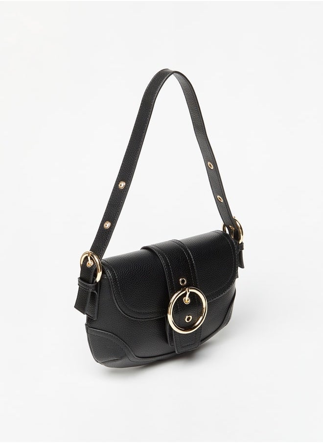 Flora Bella By Shoexpress Buckle Detail Shoulder Bag  - Image 2