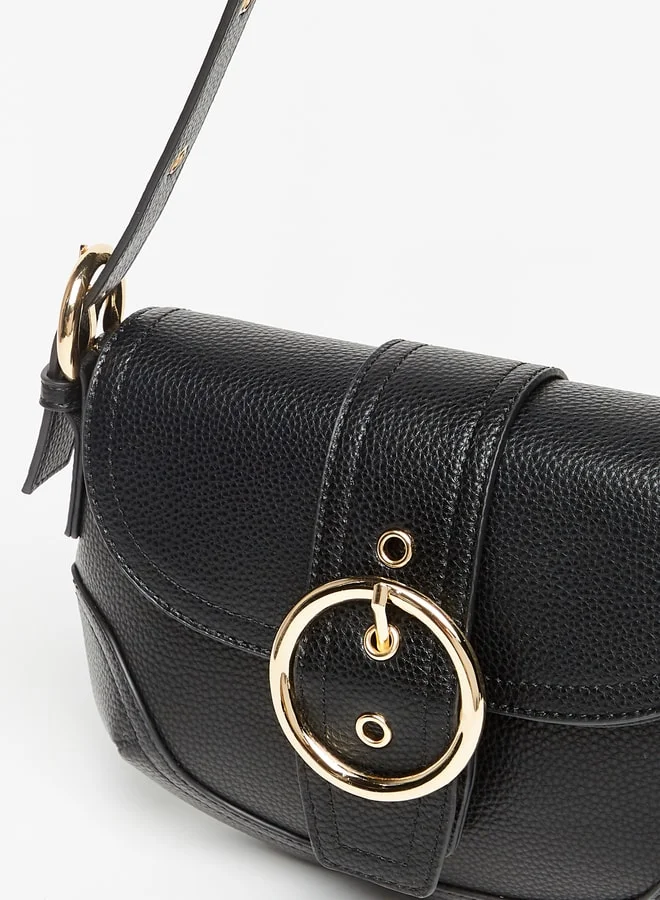 Flora Bella By Shoexpress Buckle Detail Shoulder Bag