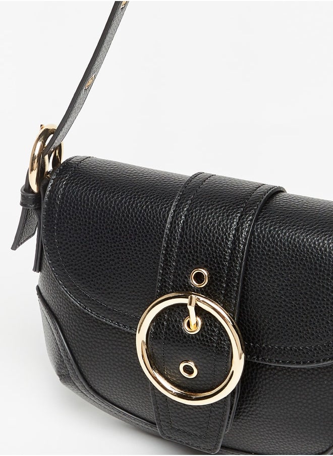 Flora Bella By Shoexpress Buckle Detail Shoulder Bag  - Image 3
