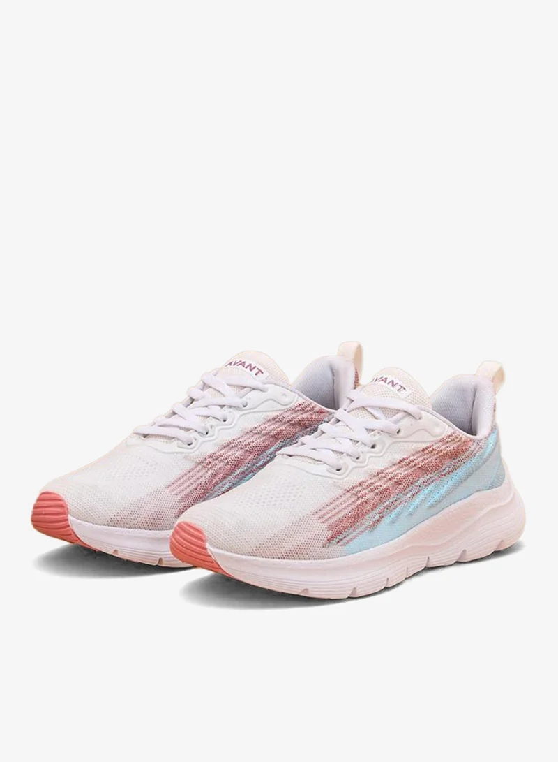 Cult Women Mesh Lace Up Running Shoes
