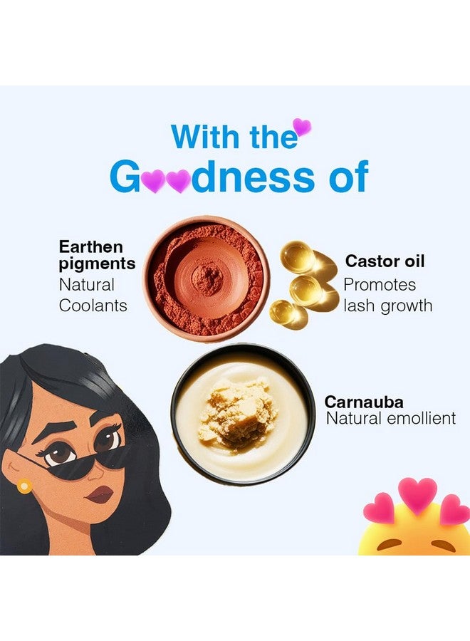 Dazller College Makeup Essentials - Eyes on Point|Kajal|Mascara|Eyeliner|Eyebrow|Water-Resistant|Smudge-proof|Starter Makeup Kit for Women|7.45g - Image 5