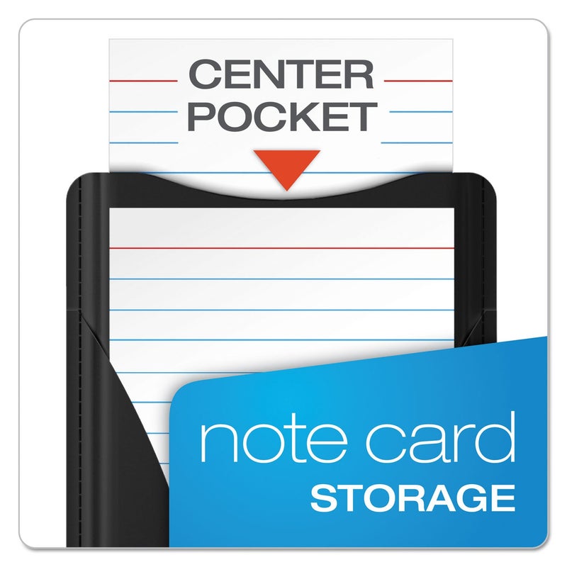 Oxford At-Hand Note Card Case, 3" x 5" Size, Black, Includes 25 Ruled Index Cards (63519) - Image 5