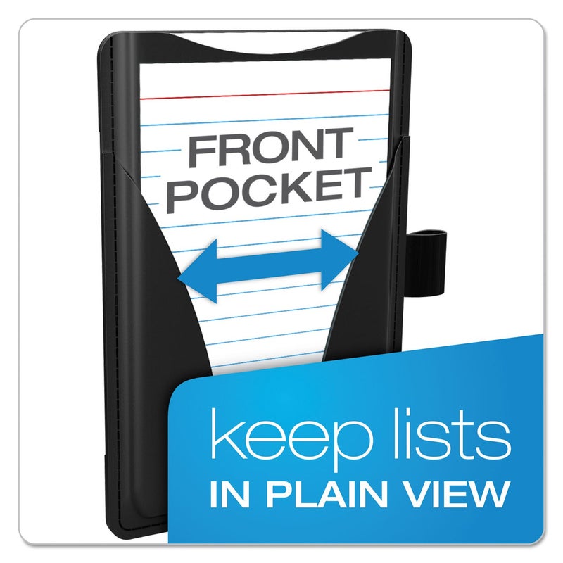 Oxford At-Hand Note Card Case, 3" x 5" Size, Black, Includes 25 Ruled Index Cards (63519) - Image 4