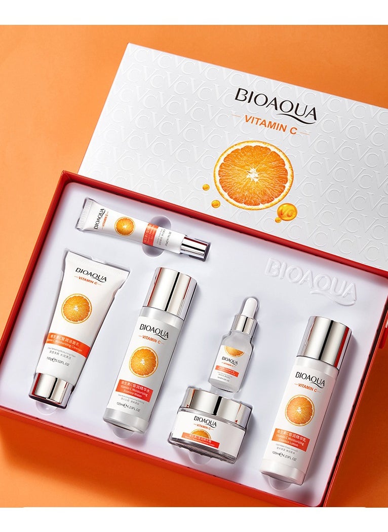BIOAQUA - BIOAQUA Vitamin C Skincare Skincare Kit With Vitamin C Extract Helps Remove Spots Set For Face - Image 1