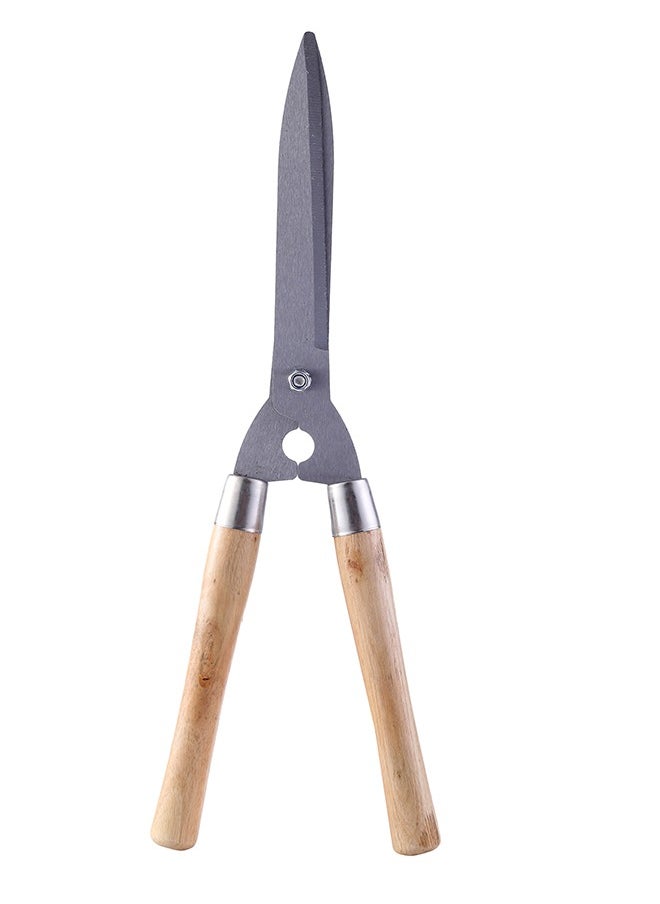 BMB tools tree cutter with a woody handle 10 Inch|Hedge Shears for Trimming Borders, Boxwood, and Bushes, Hedge Gardening Shears with Carbon Steel Sharp Blades & Ergonomic Comfortable Handle  - Image 1