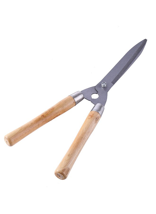BMB tools tree cutter with a woody handle 10 Inch|Hedge Shears for Trimming Borders, Boxwood, and Bushes, Hedge Gardening Shears with Carbon Steel Sharp Blades & Ergonomic Comfortable Handle  - Image 2