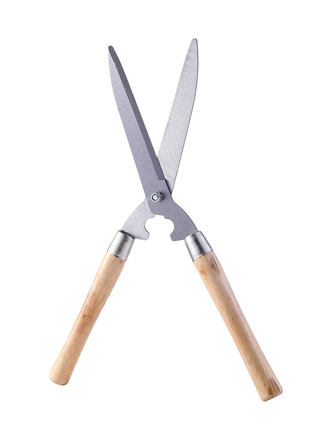 BMB tools tree cutter with a woody handle 10 Inch|Hedge Shears for Trimming Borders, Boxwood, and Bushes, Hedge Gardening Shears with Carbon Steel Sharp Blades & Ergonomic Comfortable Handle  - Image 4
