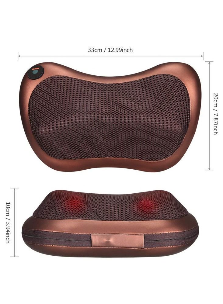 Electronic Cushion Multifunction Massage Pillow with 8 Massager Heads Heater Neck Shoulder Body Electric Massager Home Office Car Bed Use - Image 5