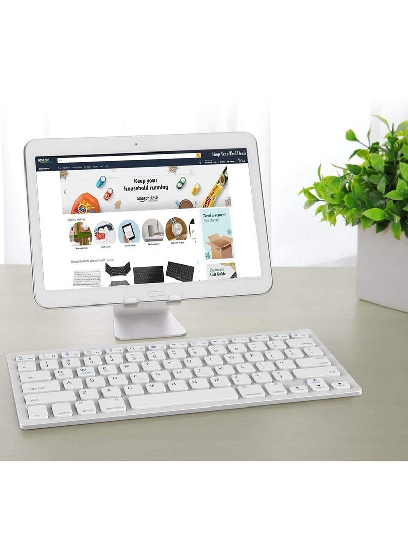 Generic - Arabic Keyboard,Ultra-thin Wireless Bluetooth 3.0 Connection Keyboard,Universal Use for iPad/Mac,Windows,PCs,Smartphones and Tablets, Bluetooth Keyboard - Image 1