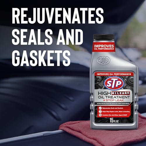 STP علاج زيت STP عالي المسافة + مانع التسرب - 15 أونصة سائلة - Image 5