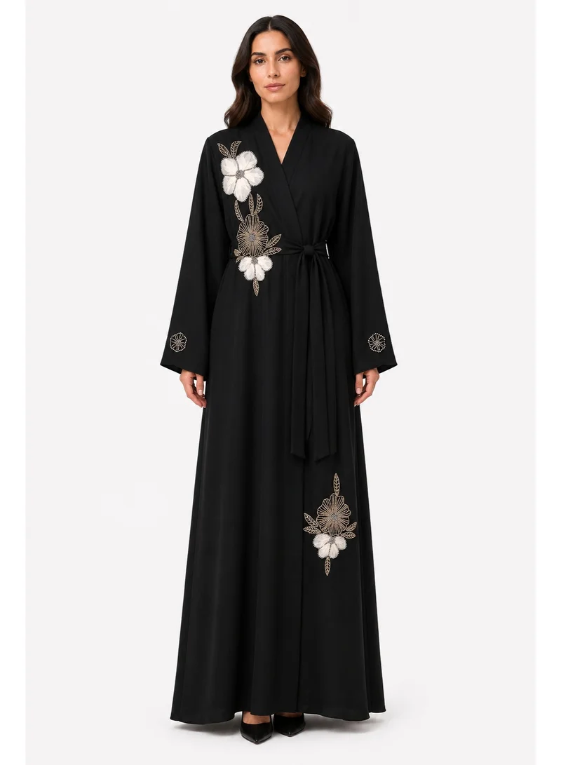 عباءات ريم Women's Abaya with Matching Sheila