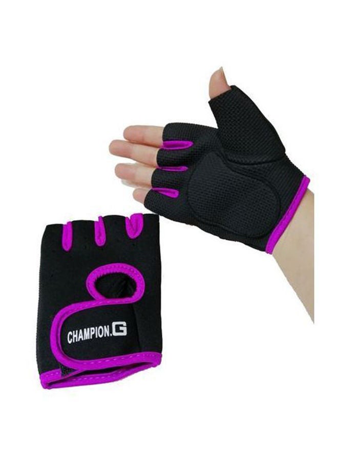NIBEMINENT Half Finger Gloves For Gym Weightlifting Sport Exercise 15x10cm  - Image 2