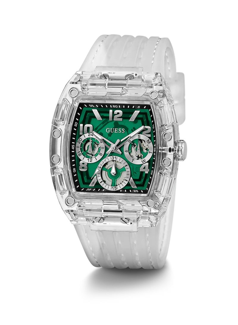 GUESS Men's Analog Quartz Clear Multi-function Watch GW0499G8 - 41mm  - Image 5