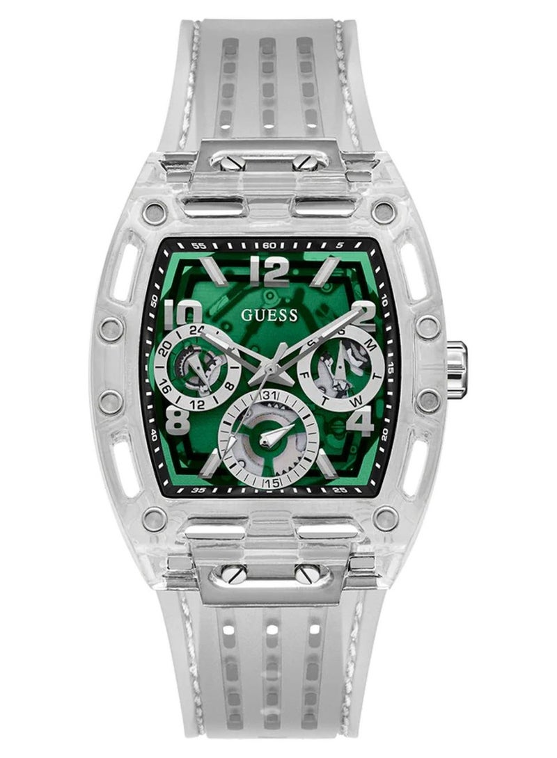 GUESS Men's Analog Quartz Clear Multi-function Watch GW0499G8 - 41mm - Image 1