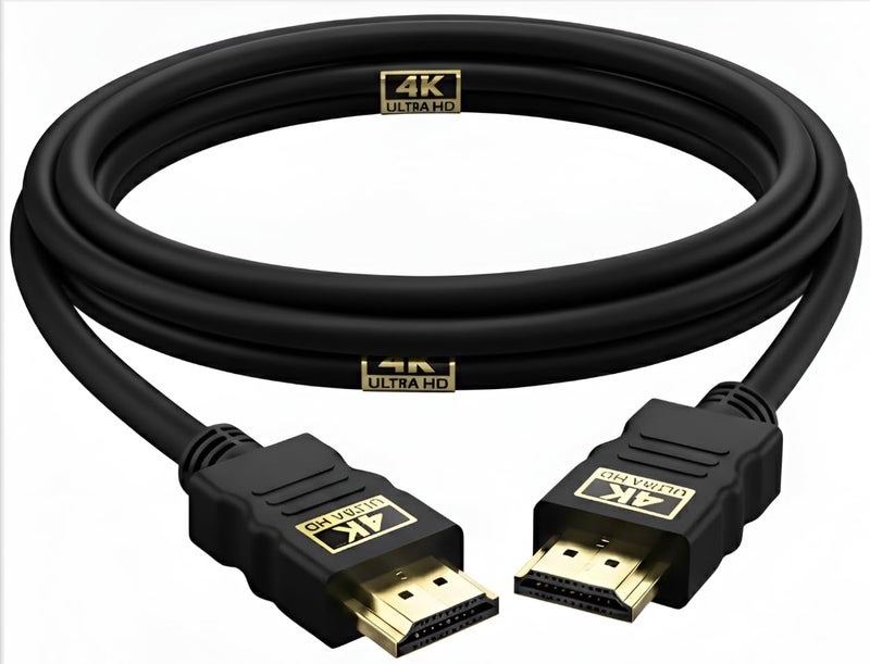 VIHOMI High Speed 1.5m 4K Ultra HD HDMI Cable Gold Plated – Audio Video Cord for TV, Laptop, Projector, PS5, Set Top Box – UHD Quality for Crystal Clear Picture, Sound & Long Life - Image 1