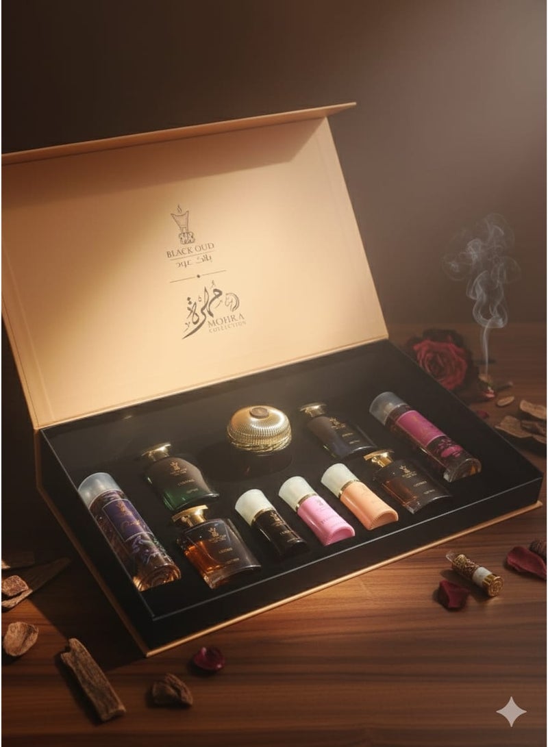 Black Oud MOHRA GIFT BOX Premium Perfume Box crafted by Blackoud in the UAE - Image 1