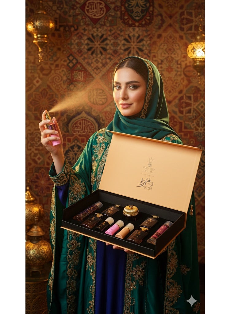 Black Oud MOHRA GIFT BOX Premium Perfume Box crafted by Blackoud in the UAE - Image 2
