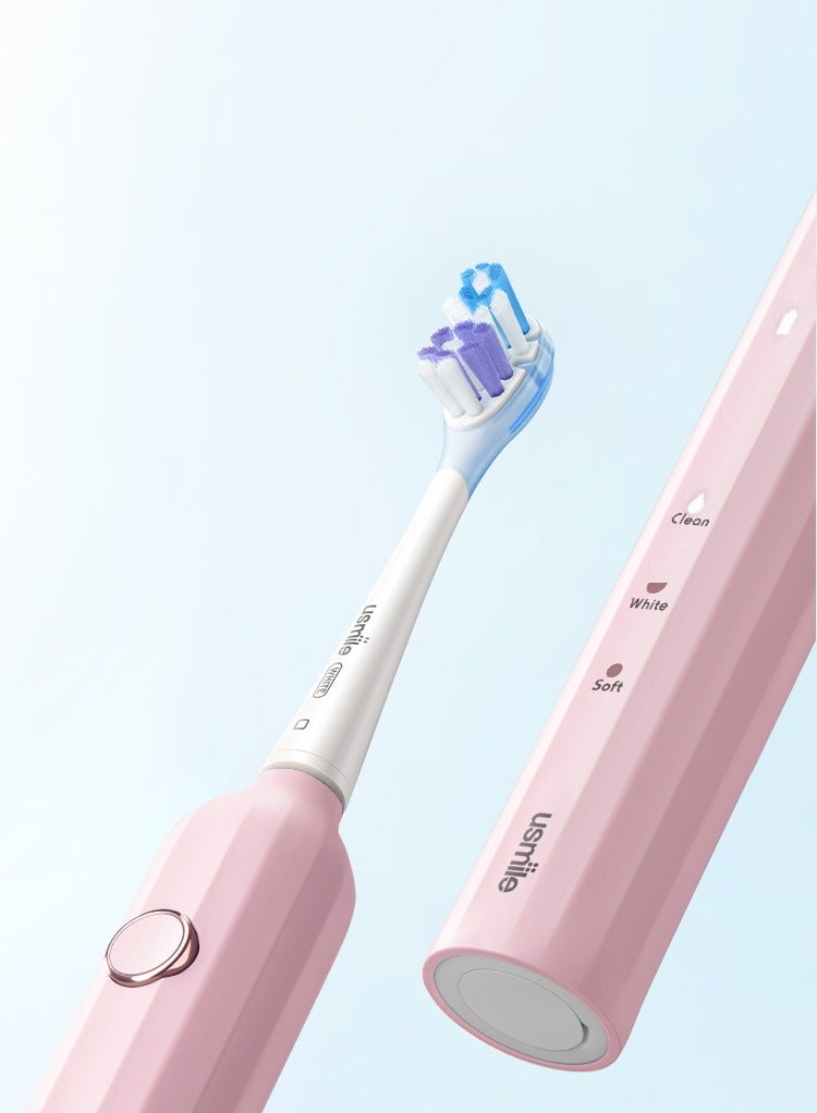 يو سمايل يوسمايل يو ون اس : فرشاة أسنان كهربائية ذكية لابتسامة مشرقة ( لون الوردي ) - Image 2