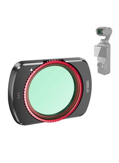 1.9mm Ultra Slim CPL Filter 0.62 x 0.86in Square Polarizer Filter Optical Glass Magnetic Suction Waterproof Scratch-resistant with Multi-layer Coating Compatible with DJI Pocket 3