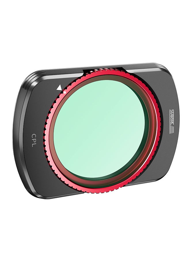 STARTRC - 1.9mm Ultra Slim CPL Filter 0.62 x 0.86in Square Polarizer Filter Optical Glass Magnetic Suction Waterproof Scratch-resistant with Multi-layer Coating Compatible with DJI Pocket 3 - Image 1