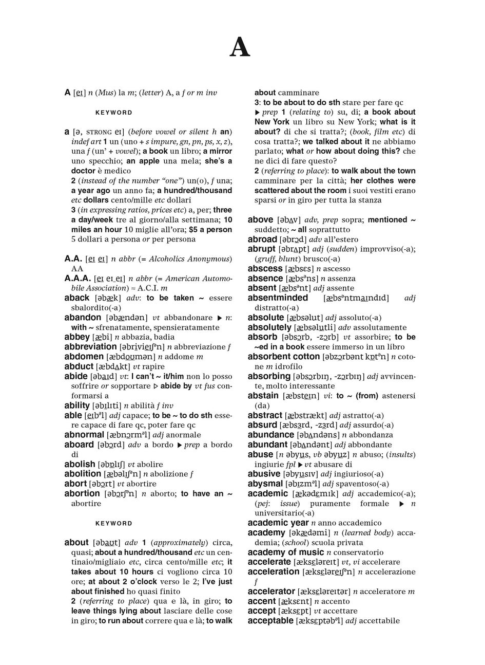 null - Merriam-Webster’s Italian-English Dictionary - Image 1