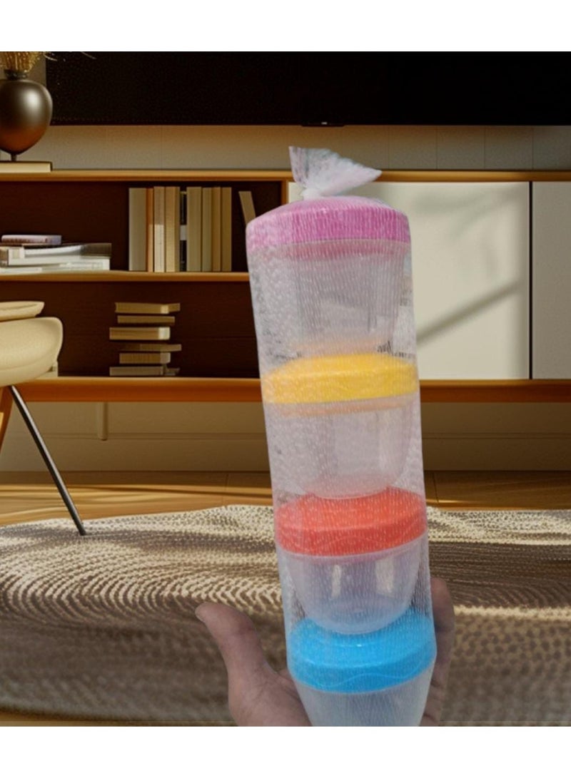 Mini Plastic Sauce Containers – Set of 4 with Leak-Proof Lids | Small & Safe for Sauces and Seasonings - Image 2