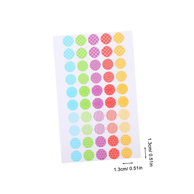 Self Adhesive Reinforcement Labels 10 Sheets For Paper Hole Protection School Office Home Use - Image 3