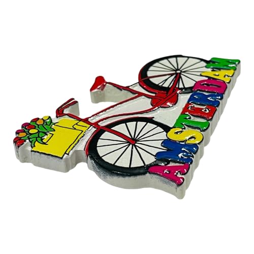 KRIWIN Amsterdam Travel Theme Resin Fridge Magnets, Bicycle, Decor for Home - Image 4