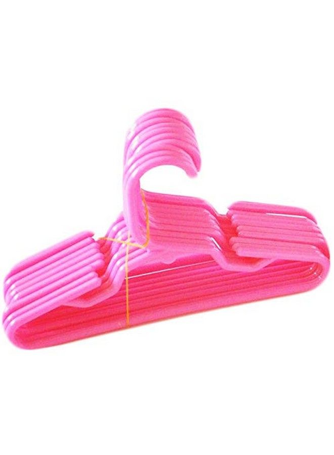 DollsHobbiesNmore 12 شماعات ملابس دمى وردية تناسب ملابس دمى الفتيات بطول 18 بوصة - Image 2