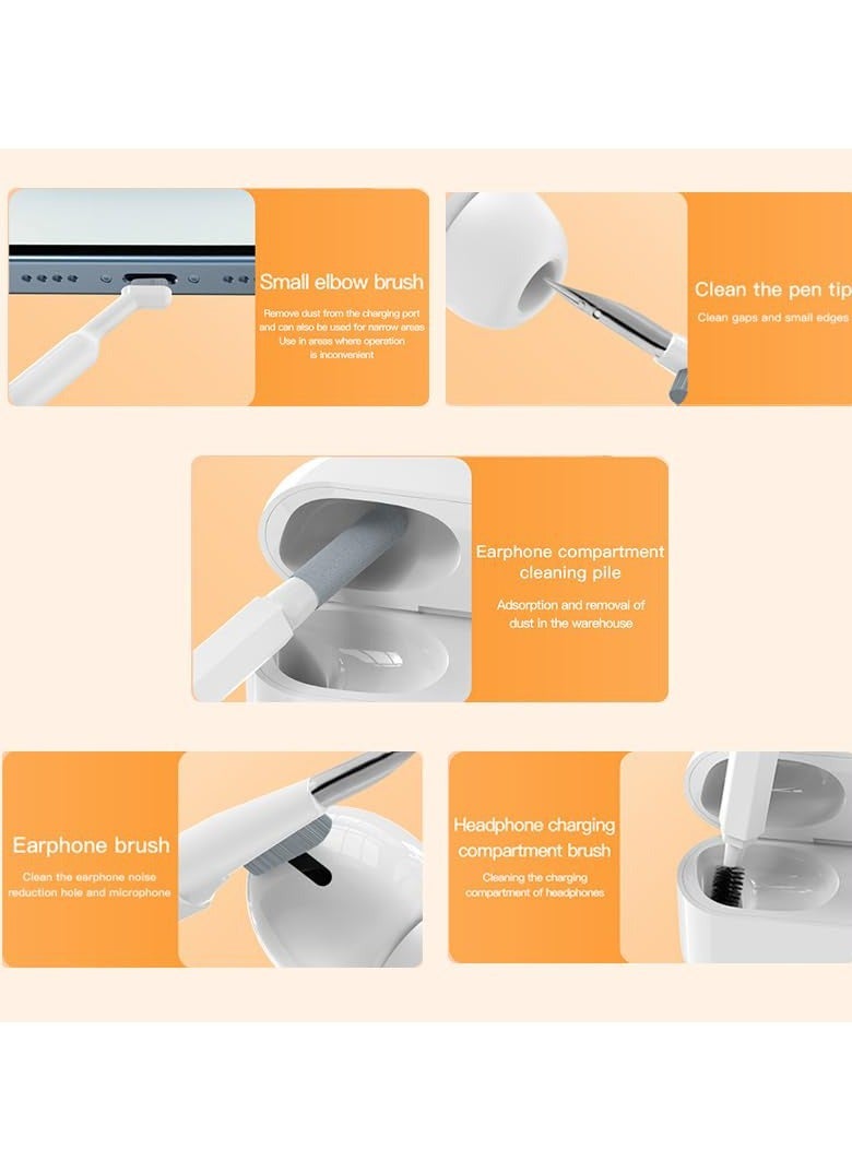 Excefore 20-in-1 Multi-Purpose Cleaning Kit, Portable Multi-Purpose Cleaning Tool, Cell Phone/Earbuds/Camera Lens/Computer Multi-Purpose Cleaning Tool, Laptop Keyboard Cleaning Kit Cleaning Fluid Not Included - Image 3