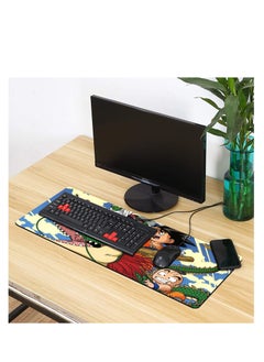 Excefore Gaming Mouse Pad Mat, Professional XXL PC Desk Mat, Keyboard & Mouse Accessory, Large Gaming Mouse Pad, Japan Anime Art Desk Pad Gaming for Gaming Office Home  - Image 3