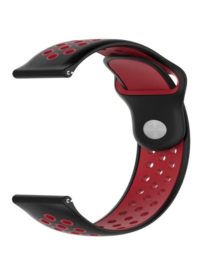 PROMASS Replacement Band For Huawei Watch GT 2e 46mm Black/Red - Image 1