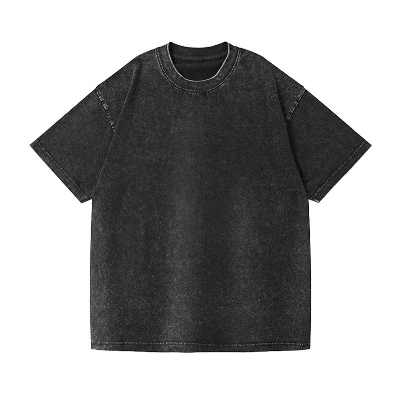 Men's Washed Cotton T-Shirt Oversized Fit - Image 5