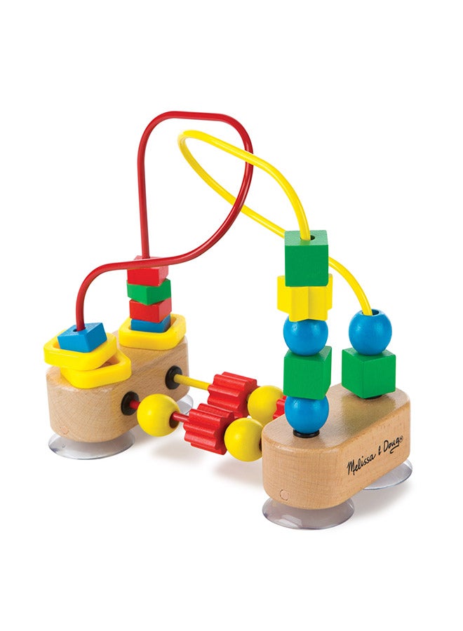 Melissa & Doug Rainbow Stacker Wooden Ring Educational Toy Wooden Stacking Rings, Stacker Toys For Toddlers Ages 2+  - Image 2