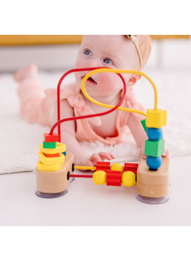 Melissa & Doug Rainbow Stacker Wooden Ring Educational Toy Wooden Stacking Rings, Stacker Toys For Toddlers Ages 2+  - Image 4