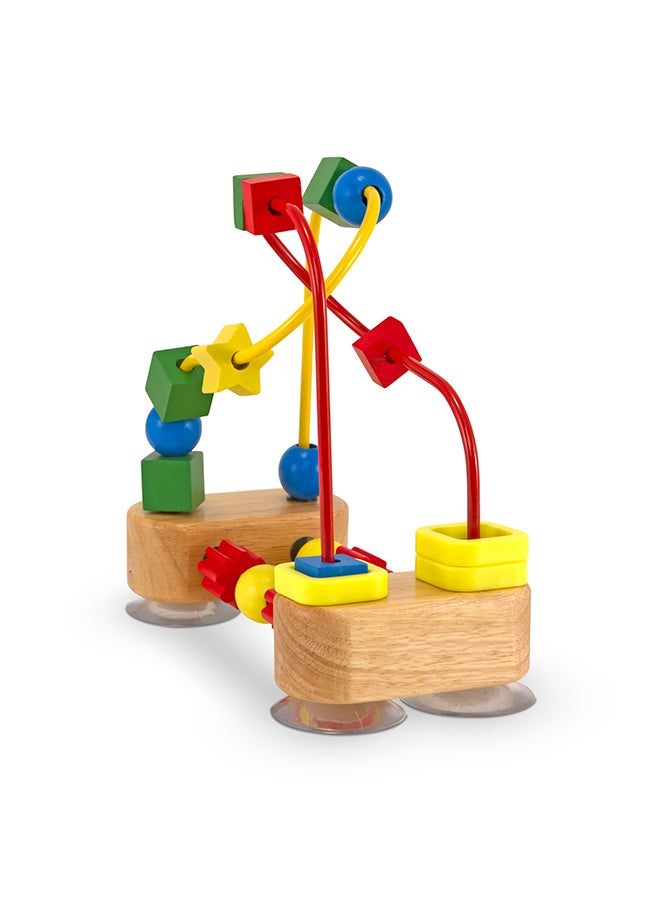 Melissa & Doug Rainbow Stacker Wooden Ring Educational Toy Wooden Stacking Rings, Stacker Toys For Toddlers Ages 2+  - Image 3