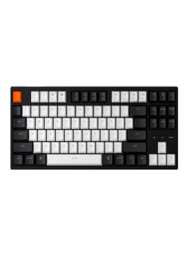 Keychron C1 TKL Mechanical Wired Gaming Keyboard - RGB Backlit, Compact Silent Computer Keyboard for Mac, Windows - Image 1
