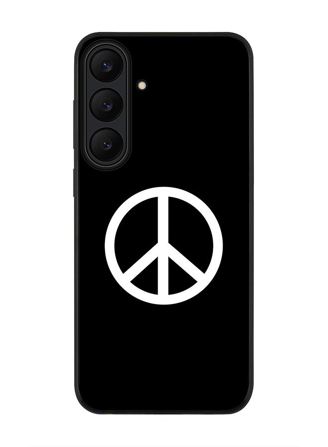 Stylizedd For Samsung Galaxy S25 FE Case,Slim fit Camera Protection, Shockproof Thin Phone cover  - Peace Sign